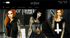 Desktop Screenshot of drfaust.com